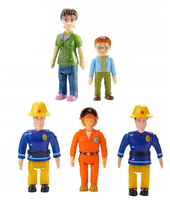 Strażak Sam - 5 figurek - Sam, Elvis, Pilot Tom, Norman, Pani Dilys